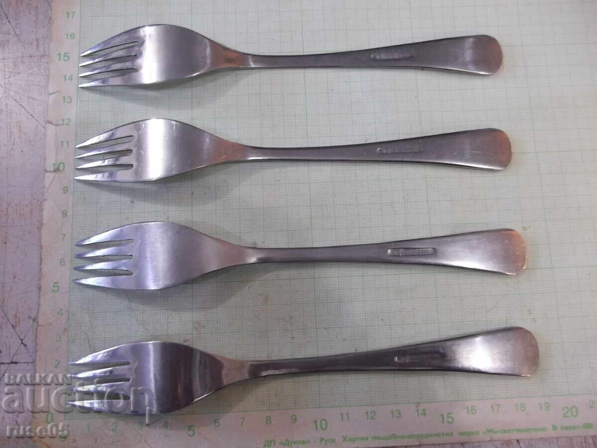 Delivery of Lot of 4 "Perla" forks from the "P. Denev-Gabrovo" factory Delivery of Lot of 4 "Perla" forks from the "P. Denev-Gabrovo" factory