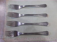 Lot of 4 "Perla" forks from the "P. Denev-Gabrovo" factory