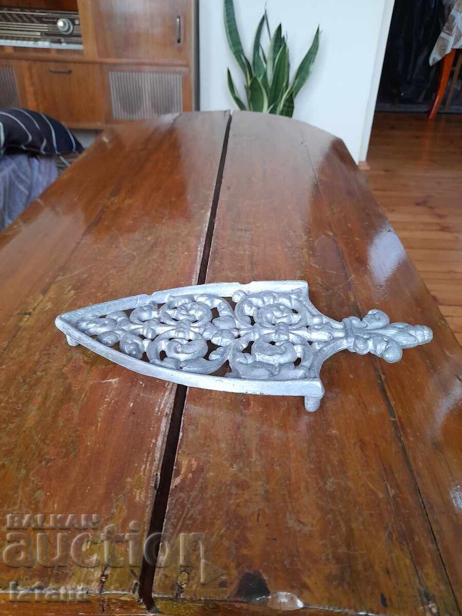 Old iron stand Old iron stand