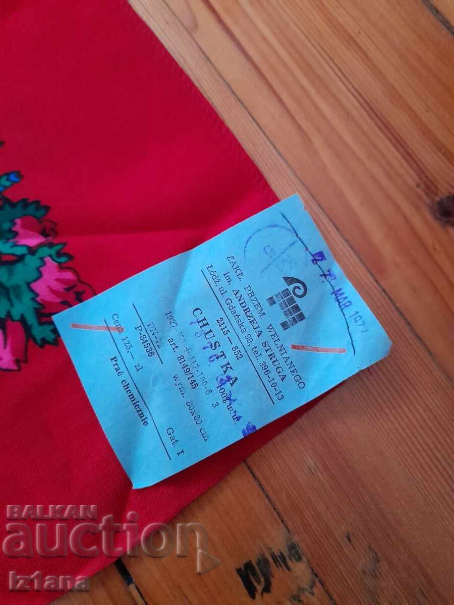 Auction  Old head scarf