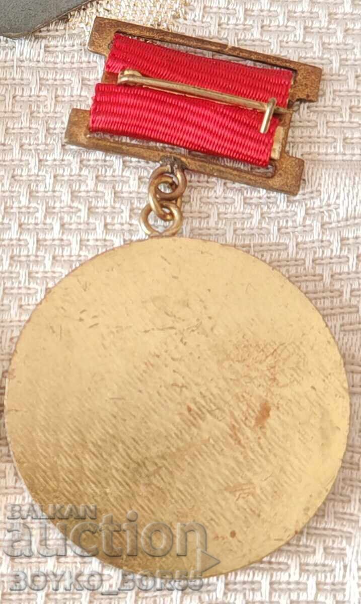 Rare Bulgarian Socialist Medal Breastplate SMK Ruse with price 37.00 BGN | € 18.92 Rare Bulgarian Socialist Medal Breastplate SMK Ruse with price 37.00 BGN | € 18.92