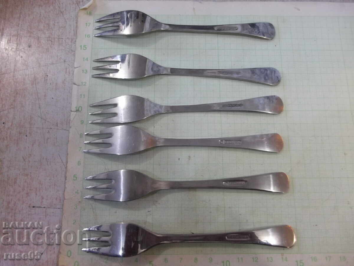 Delivery of Lot of 6 pcs. "Perla" forks from the "P.Denev-Gabrovo" factory - 1 Delivery of Lot of 6 pcs. "Perla" forks from the "P.Denev-Gabrovo" factory - 1
