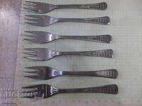 Lot of 6 pcs. "Perla" forks from the "P.Denev-Gabrovo" factory - 1