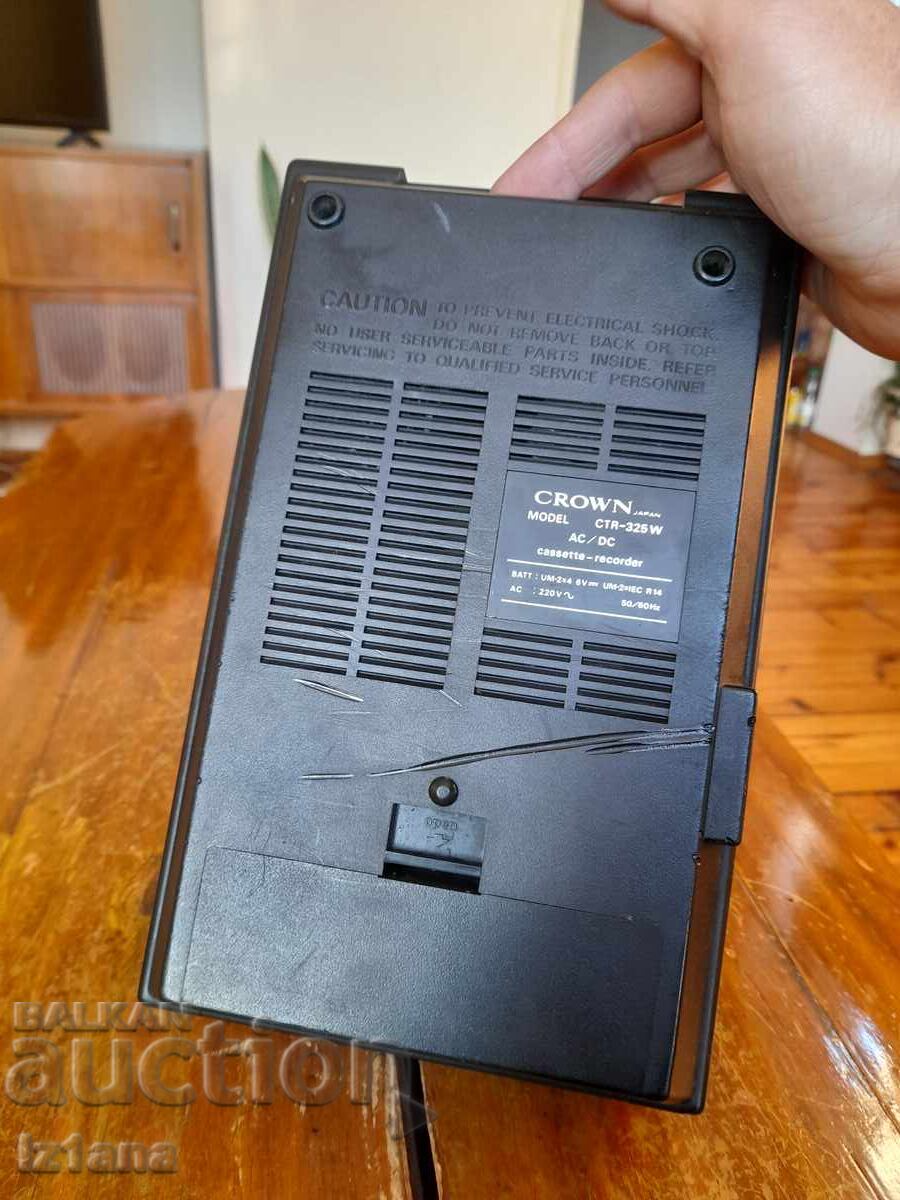 Old Crown cassette player - 5 Old Crown cassette player - 5