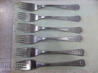 Lot of 6 pcs. "Perla" forks from the "P.Denev-Gabrovo" factory - 2