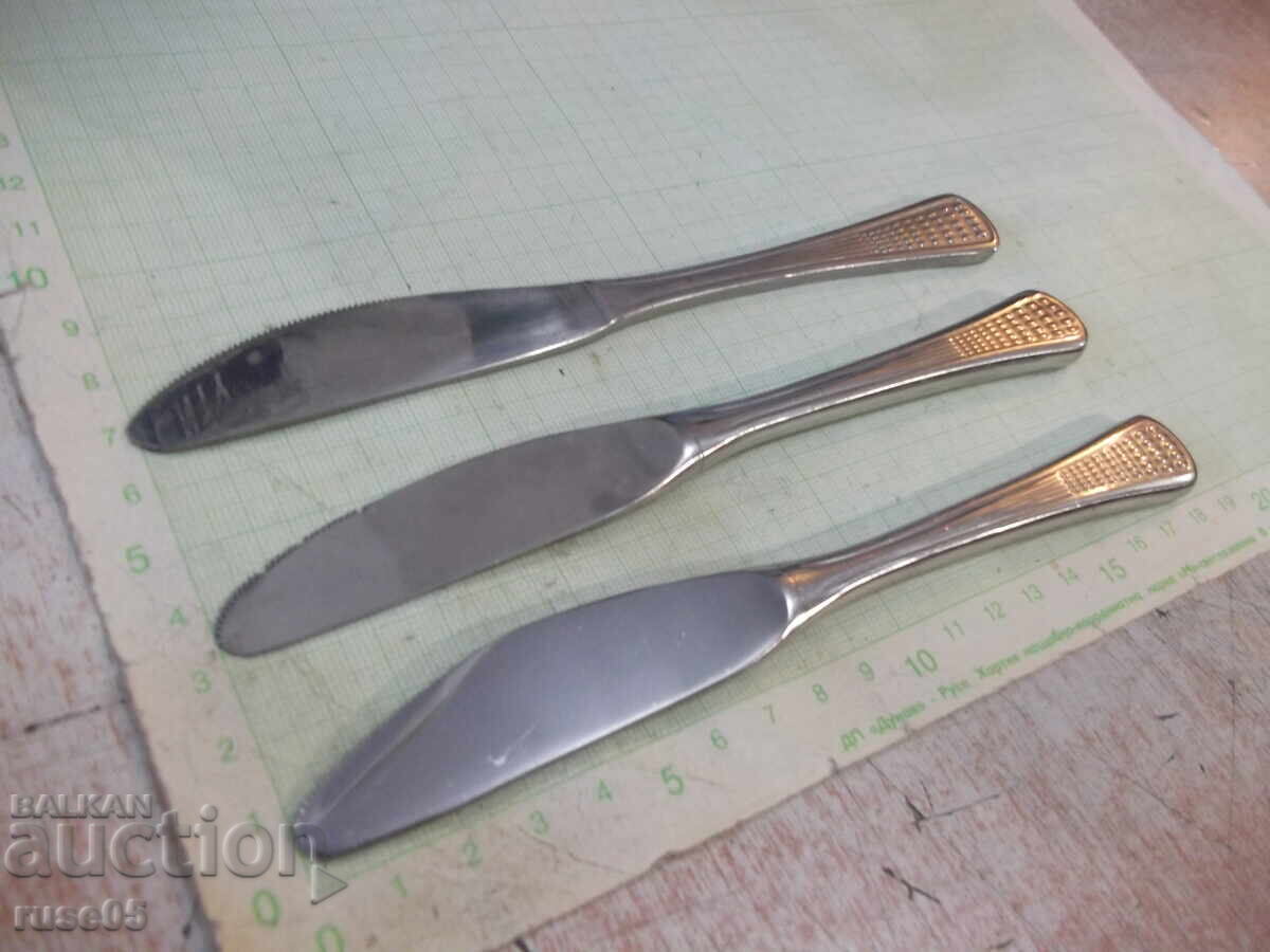 Lot de 3 buc. cuţitul „Perla” de la uzina „P. Denev-Gabrovo”. - 7 Lot de 3 buc. cuţitul „Perla” de la uzina „P. Denev-Gabrovo”. - 7