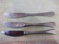 Lot of 3 knives "Perla" from the factory "P. Denev-Gabrovo"