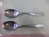 Lot of 2 spoons "Perla" from the factory "P. Denev-Gabrovo"