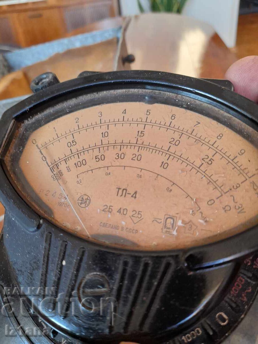 Auction Old multimeter TL-4M Auction Old multimeter TL-4M