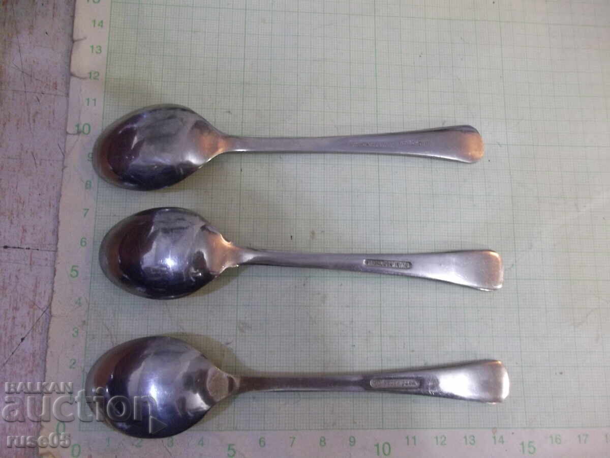 Delivery of Lot of 3 spoons "Perla" from the factory "P. Denev-Gabrovo" Delivery of Lot of 3 spoons "Perla" from the factory "P. Denev-Gabrovo"