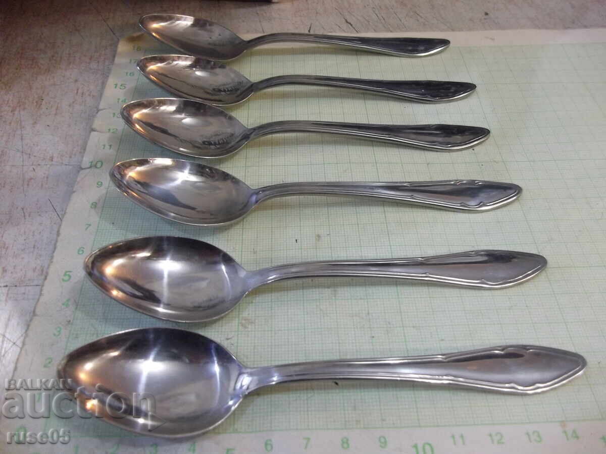 Lot de 6 buc. linguri de la fabrica P. Denev-Gabrovo cu preț 12.00 BGN | € 6.14 Lot de 6 buc. linguri de la fabrica P. Denev-Gabrovo cu preț 12.00 BGN | € 6.14