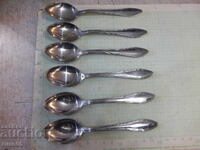 Lot of 6 spoons from the "P. Denev-Gabrovo" factory