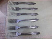 Lot of 6 forks from the "P. Denev-Gabrovo" factory - 1