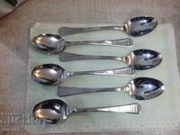 Lot of 6 spoons "Perla" from the factory "P.Denev-Gabrovo" new