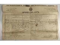 1907 ACT FORTIFICARE DOCUMENT CONTRACTUL PRINCIPITATE NOTARĂ