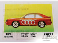 ❤️ ⭐ Imagine Turbo Turbo negru 80 Audi 200 Quattro ⭐ ❤️