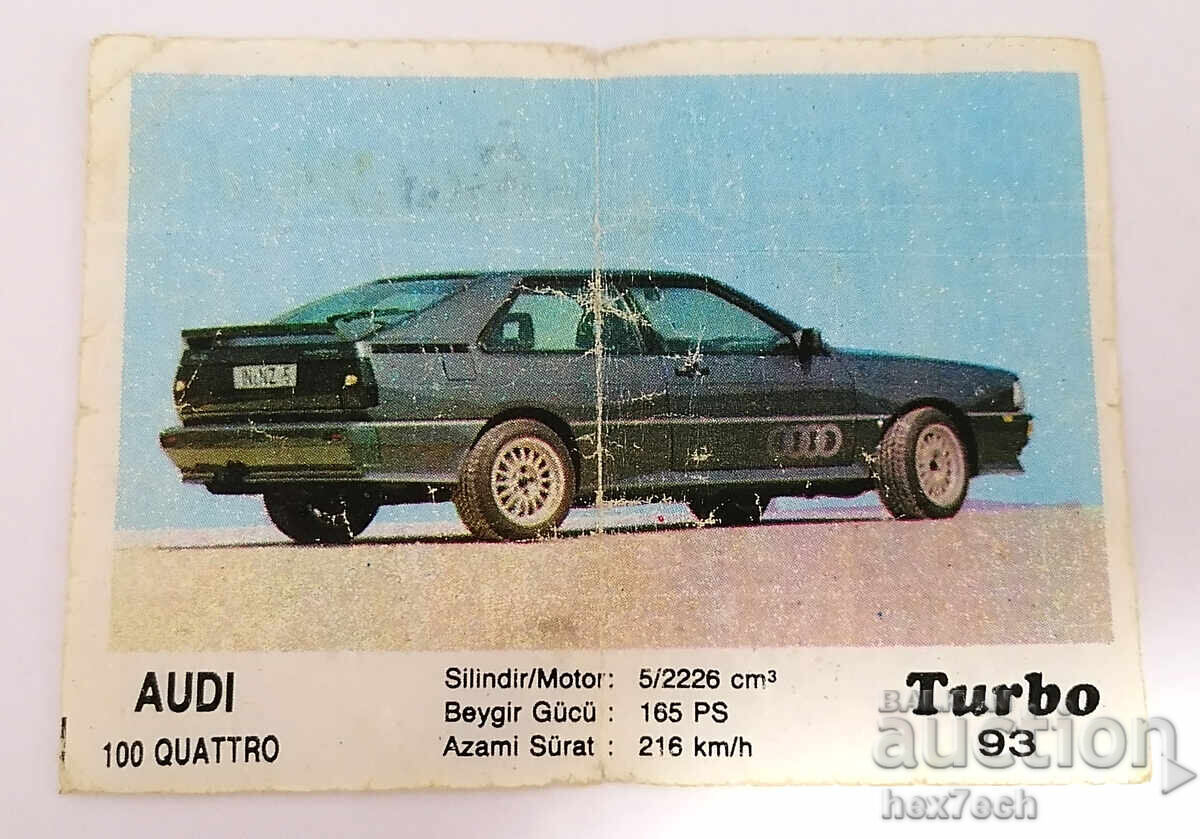 ❤️ ⭐ Image Turbo Turbo black 93 Audi 100 Quattro ⭐ ❤️