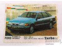 ❤️ ⭐ Картинка Turbo Турбо черно 137 Ford Scorpio GL ⭐ ❤️