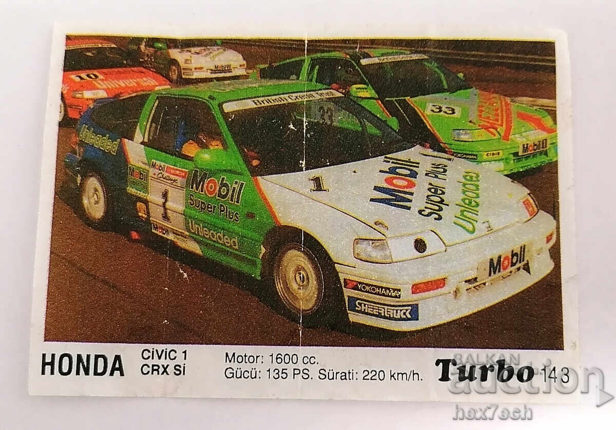 ❤️ ⭐ Image Turbo Turbo Black 143 Honda Civic 1 CRX ⭐ ❤️ ❤️ ⭐ Image Turbo Turbo Black 143 Honda Civic 1 CRX ⭐ ❤️