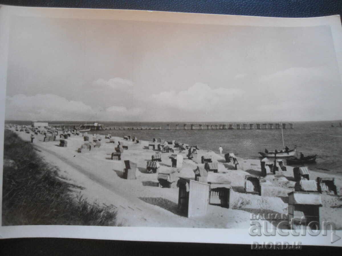 Old postcard, Baltic Sea, Usedom Island Old postcard, Baltic Sea, Usedom Island