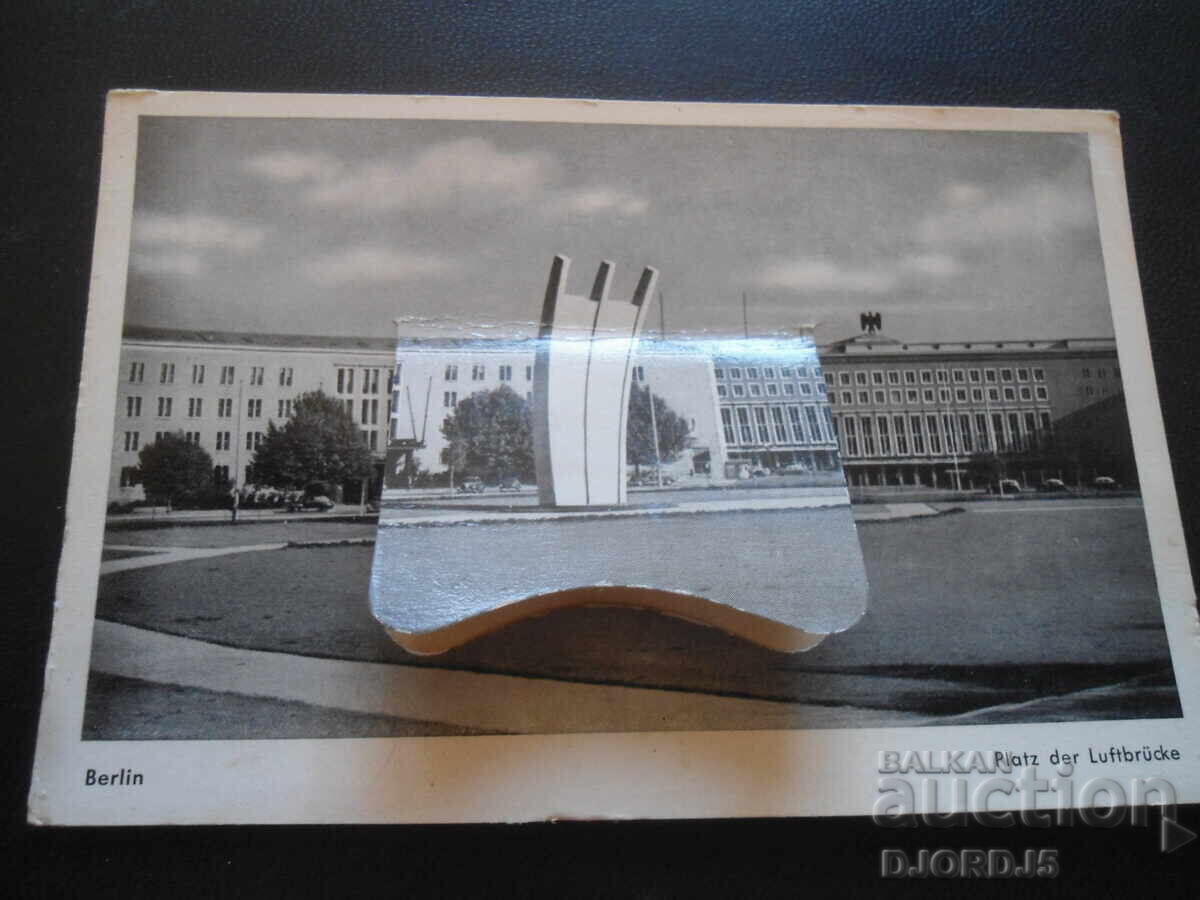 Old postcard, Berlin, Platz der Luftbruske with price 3.00 BGN | € 1.53 Old postcard, Berlin, Platz der Luftbruske with price 3.00 BGN | € 1.53