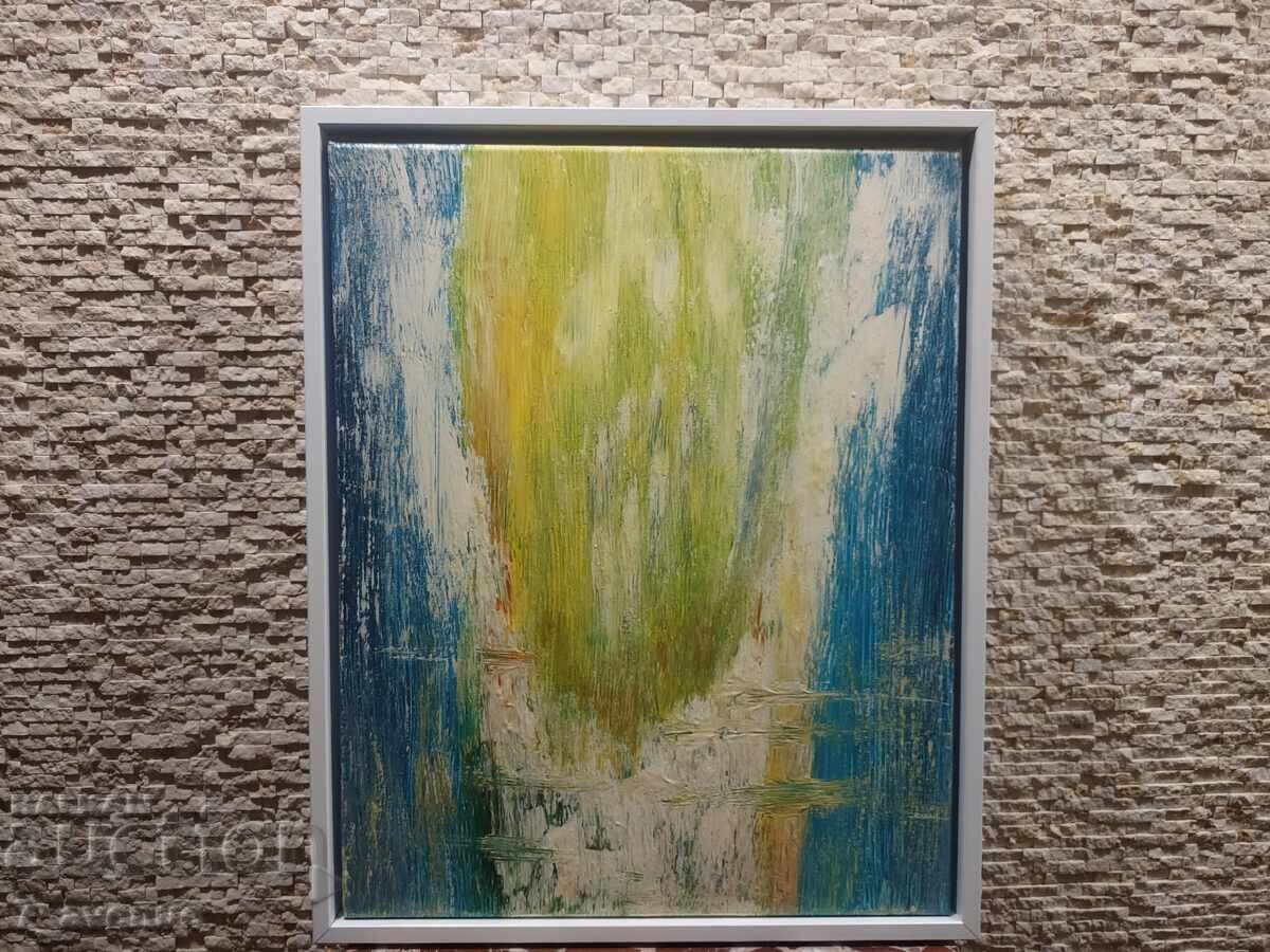 Auction Author's painting acrylic on canvas, authentic, 40/50 cm Auction Author's painting acrylic on canvas, authentic, 40/50 cm