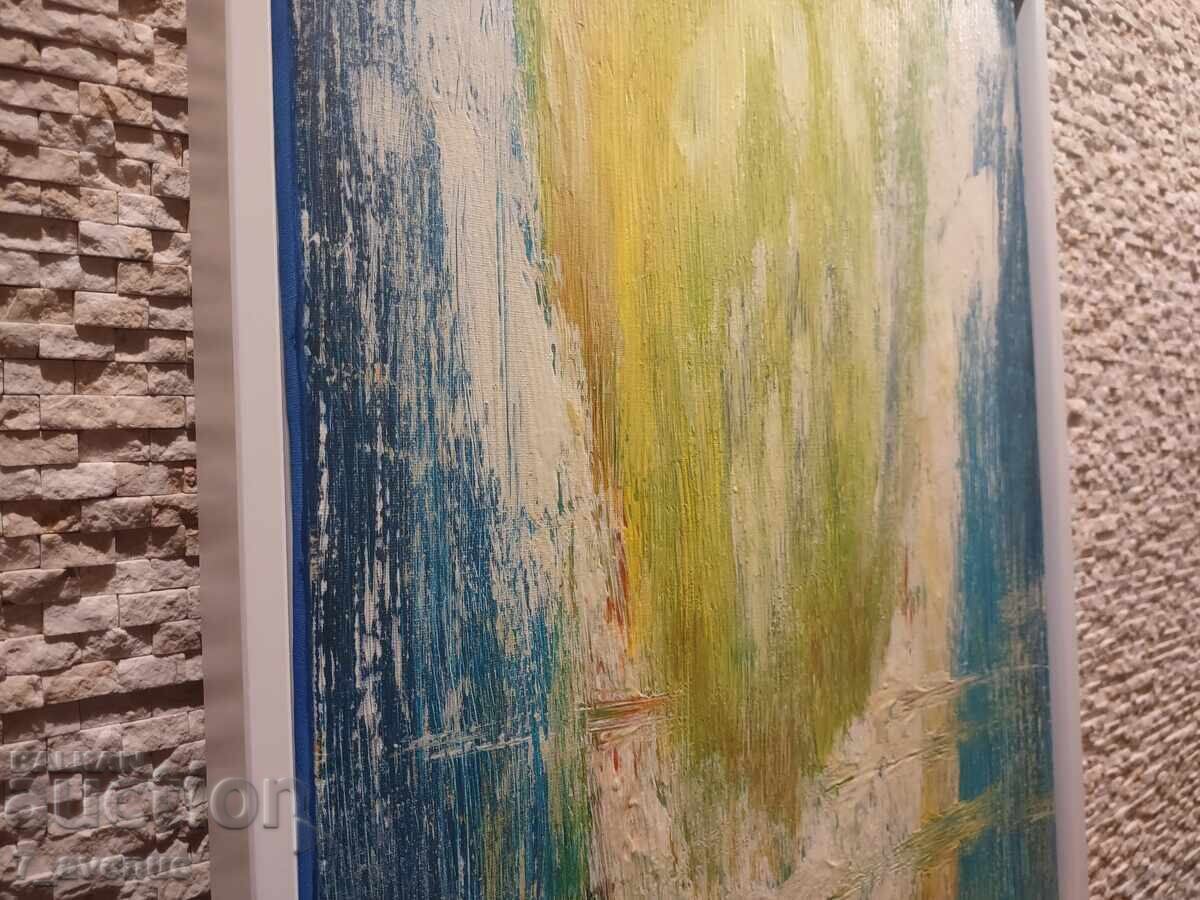 Delivery of Author's painting acrylic on canvas, authentic, 40/50 cm Delivery of Author's painting acrylic on canvas, authentic, 40/50 cm