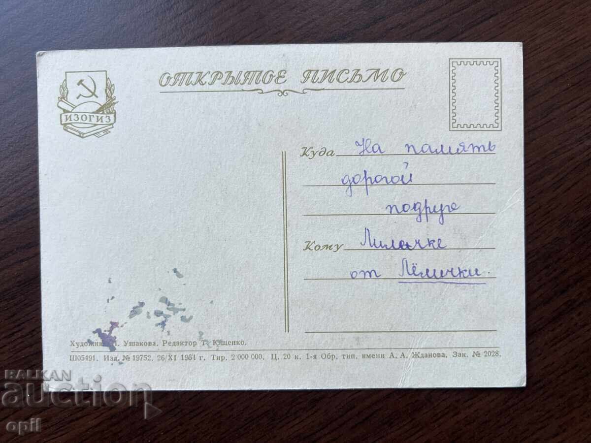 Felicitare veche cu preț 0.40 BGN | € 0.20 Felicitare veche cu preț 0.40 BGN | € 0.20