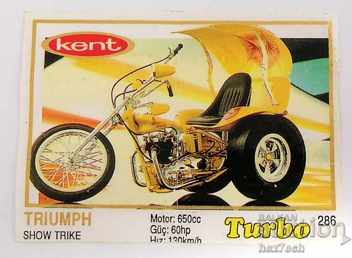 ❤️ ⭐ Picture Turbo Yellow 286 Triumph Show Trike ⭐ ❤️ ❤️ ⭐ Picture Turbo Yellow 286 Triumph Show Trike ⭐ ❤️