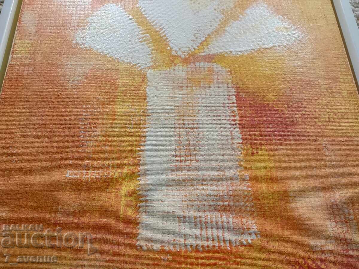 Auction Author's painting acrylic on canvas, authentic, 40/50 cm Auction Author's painting acrylic on canvas, authentic, 40/50 cm