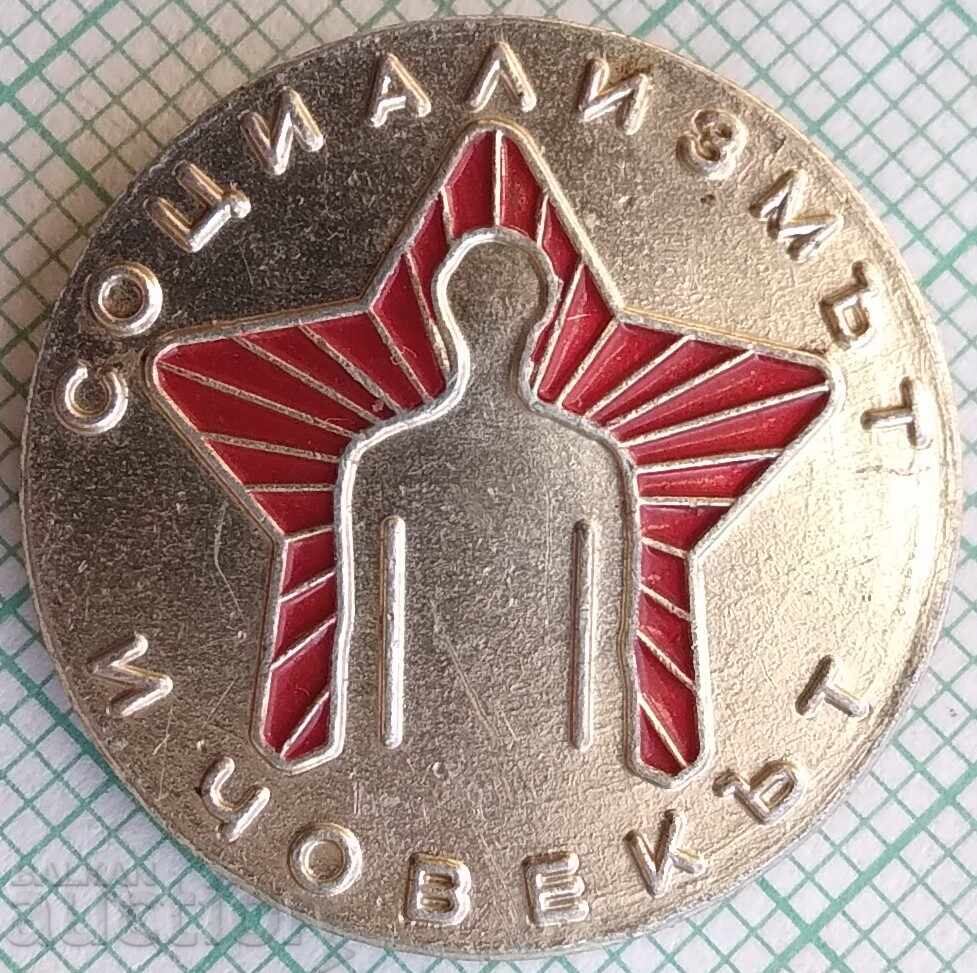 17800 Badge - Socialism and Man 17800 Badge - Socialism and Man