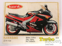 ❤️ ⭐ Imagine Turbo Turbo galben 324 Kawasaki ZZ-R 1100 ⭐ ❤️