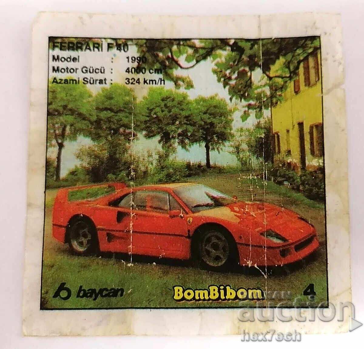 ❤️ ⭐ Image BomBibom 1-60 4 Ferrari F 40 ⭐ ❤️ ❤️ ⭐ Image BomBibom 1-60 4 Ferrari F 40 ⭐ ❤️