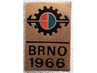 17817 Insigna - Brno 1966 Cehoslovacia - email bronz