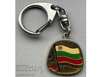 39745 Bulgaria key chain with the national flag of the country