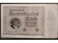 100,000 Marks Germany 1923, 100,000 mark 1923, VF