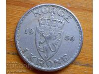 1 krone 1956 - Norway