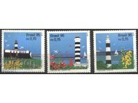 Clean stamps Nautical Lighthouses 1995 από τη Βραζιλία