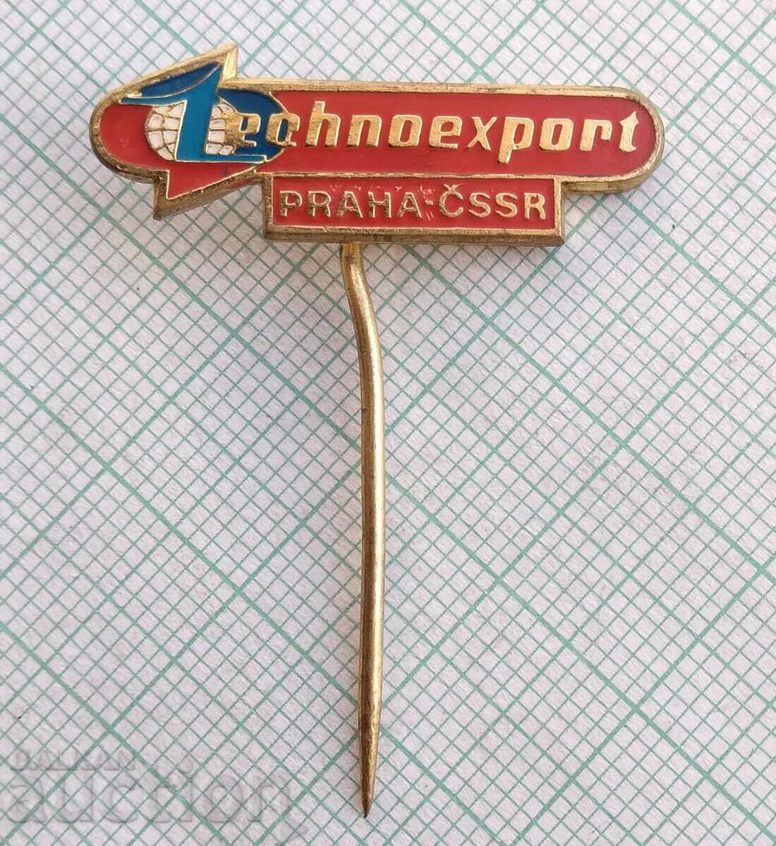 17825 Badge - Technoexport Prague Czechoslovakia with price 1.00 BGN | € 0.51