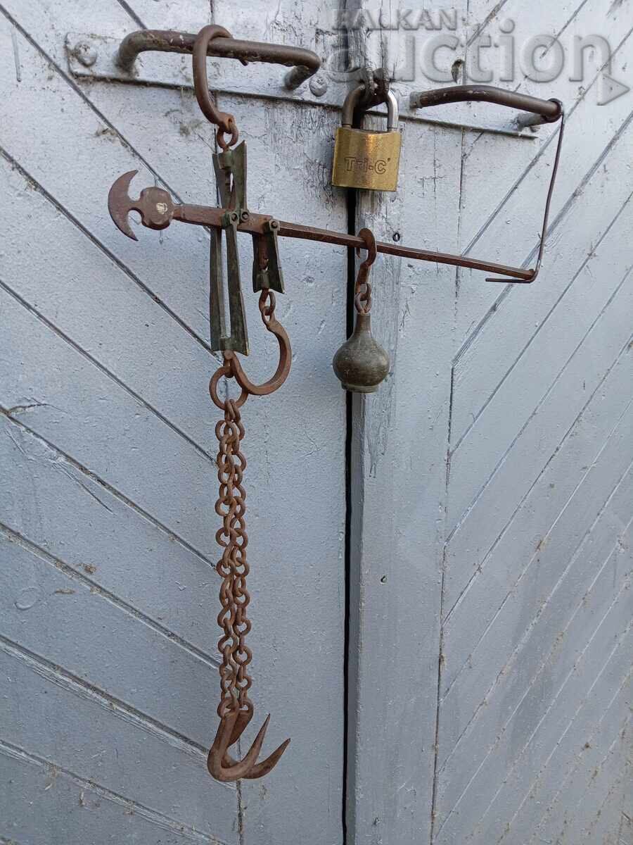 antique Ottoman scale with mace, scales in ounces and kilograms - 5 antique Ottoman scale with mace, scales in ounces and kilograms - 5