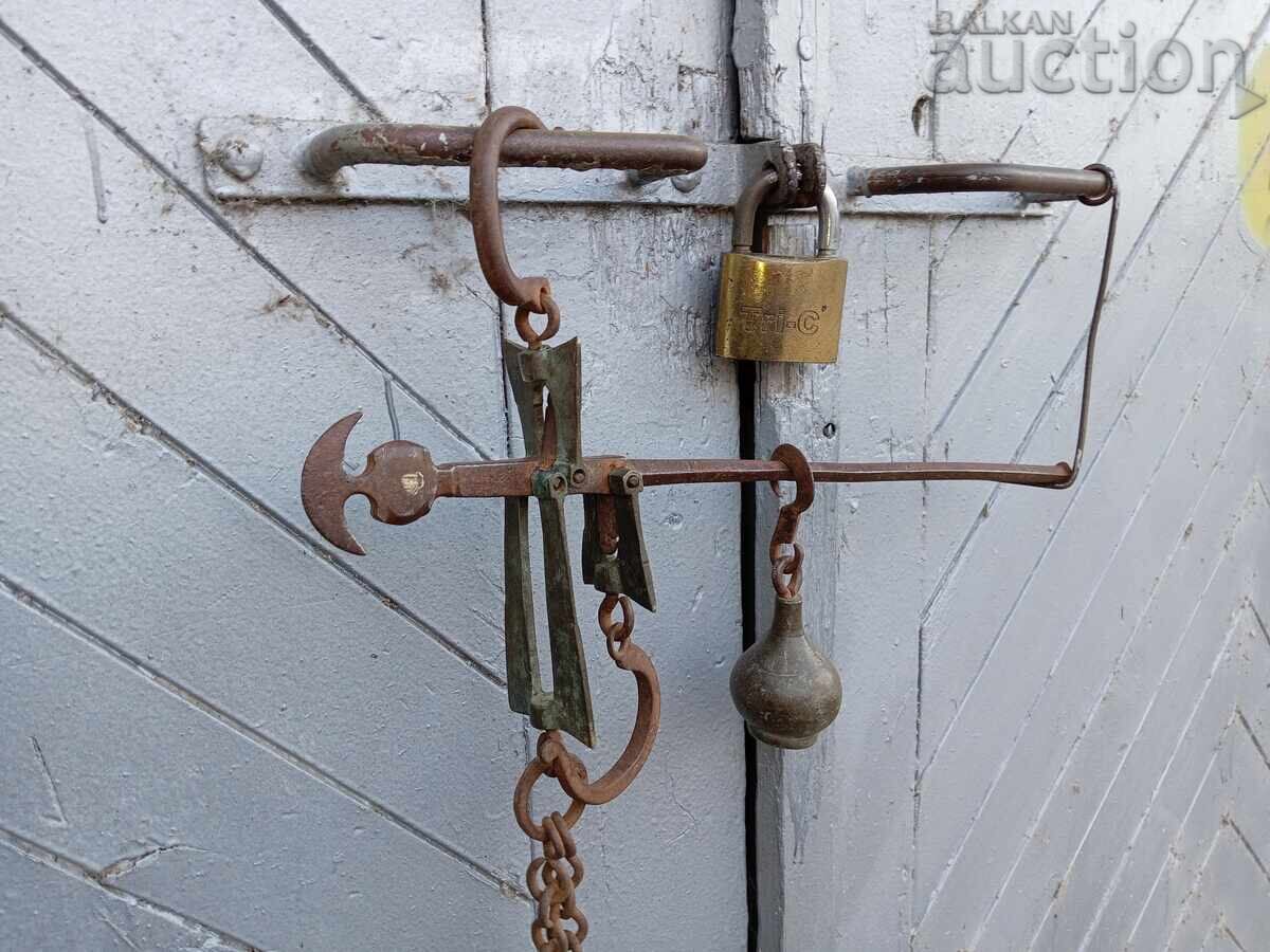 antique Ottoman scale with mace, scales in ounces and kilograms - 6 antique Ottoman scale with mace, scales in ounces and kilograms - 6