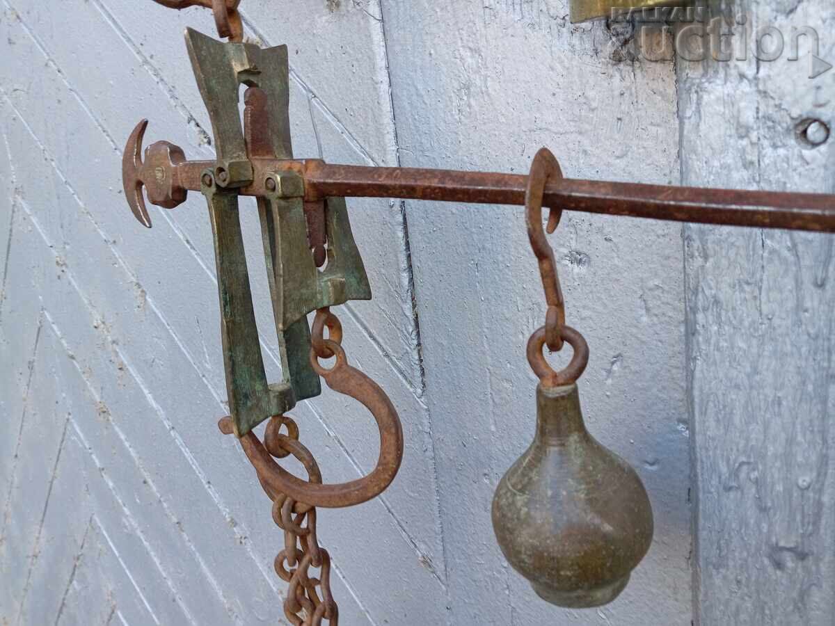 antique Ottoman scale with mace, scales in ounces and kilograms - 7 antique Ottoman scale with mace, scales in ounces and kilograms - 7