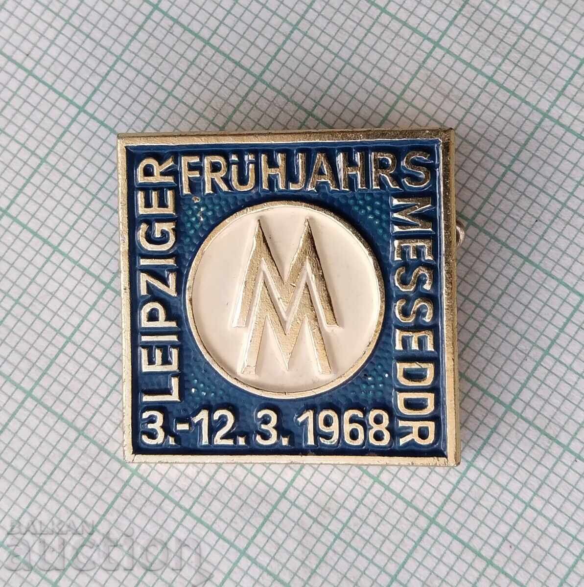 17833 Badge - Technical Fair Leipzig 1968 DDR GDR with price 2.00 BGN | € 1.02