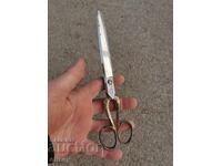 Solingen engraved silver-plated scissors