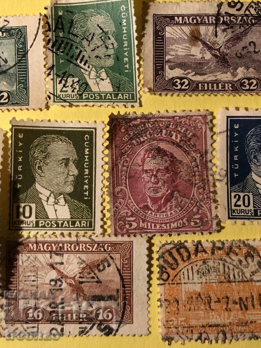 Παράδοση Παρτίδα 12 παλαιών οθωμανικών γραμματοσήμων