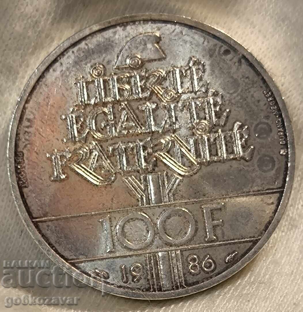 Franta 100 franci 1986 Argint ! UNC! 30g 0.900 cu preț € 88.00 | 172.11 BGN