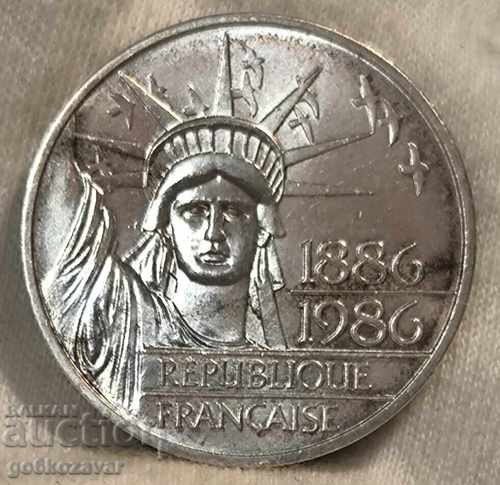 Franta 100 franci 1986 Argint ! UNC! 30g 0.900 - 6