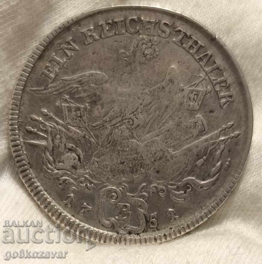 Thaler Γερμανία Πρωσία, 1751 Ασήμι! R Radak! - 7 Thaler Γερμανία Πρωσία, 1751 Ασήμι! R Radak! - 7