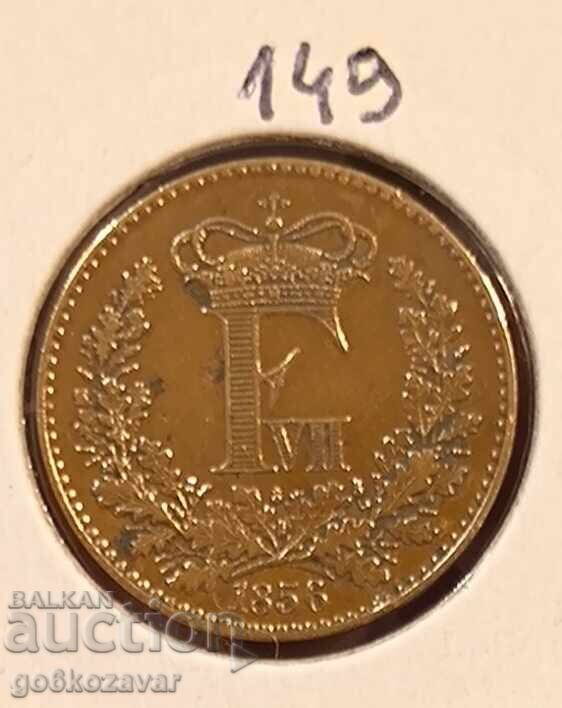 Denmark 1 Skilling 1856 Quality! Rare! with price 22.00 BGN | € 11.25 Denmark 1 Skilling 1856 Quality! Rare! with price 22.00 BGN | € 11.25