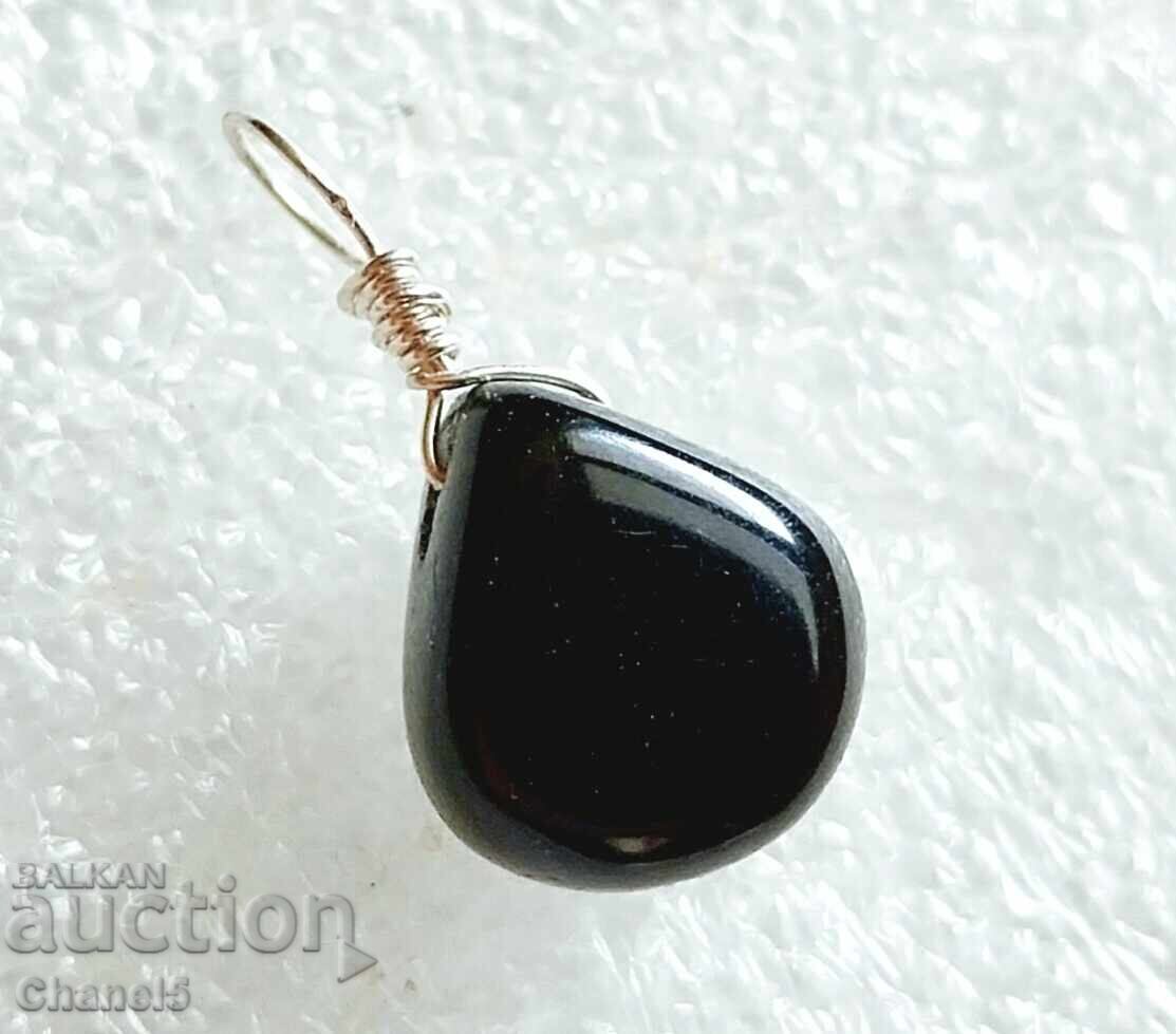 MEDALLION with BLACK ONYX AND SILVER 925 (945) MEDALLION with BLACK ONYX AND SILVER 925 (945)